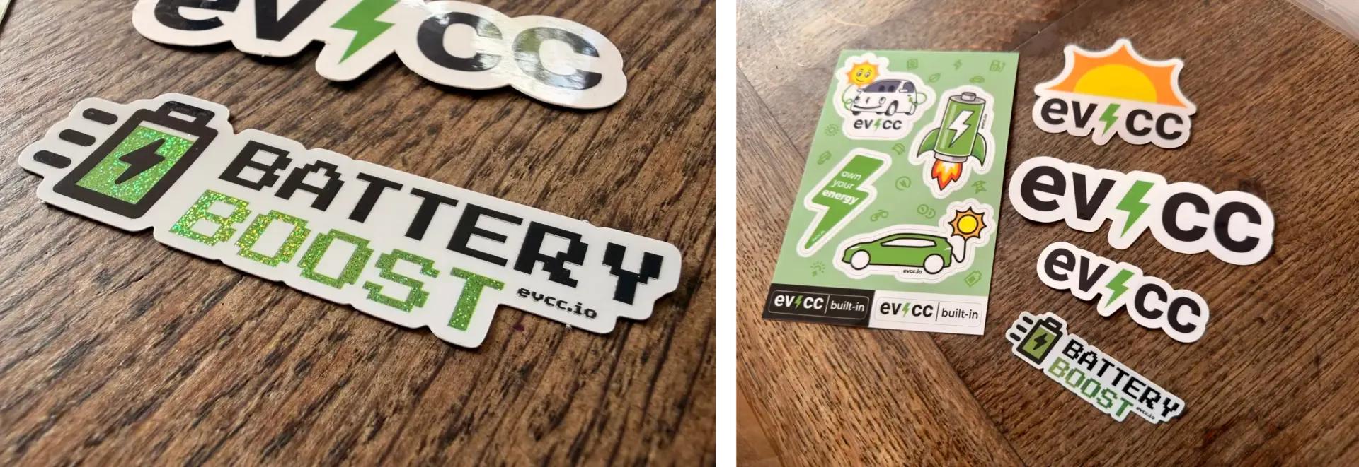 Batterie-Boost-Sticker