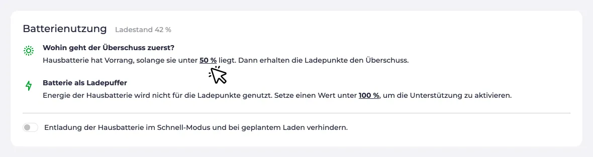 Priorität Haus und Auto