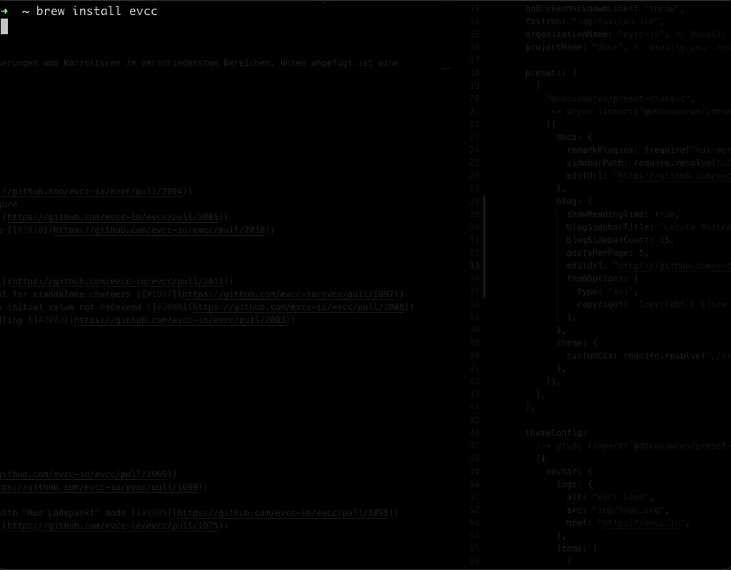 evcc configure example