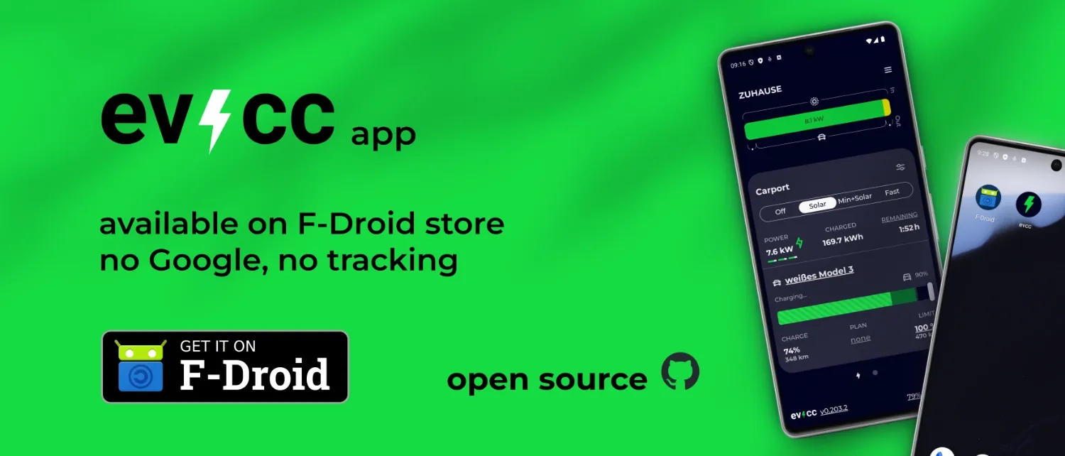evcc App in F-Droid