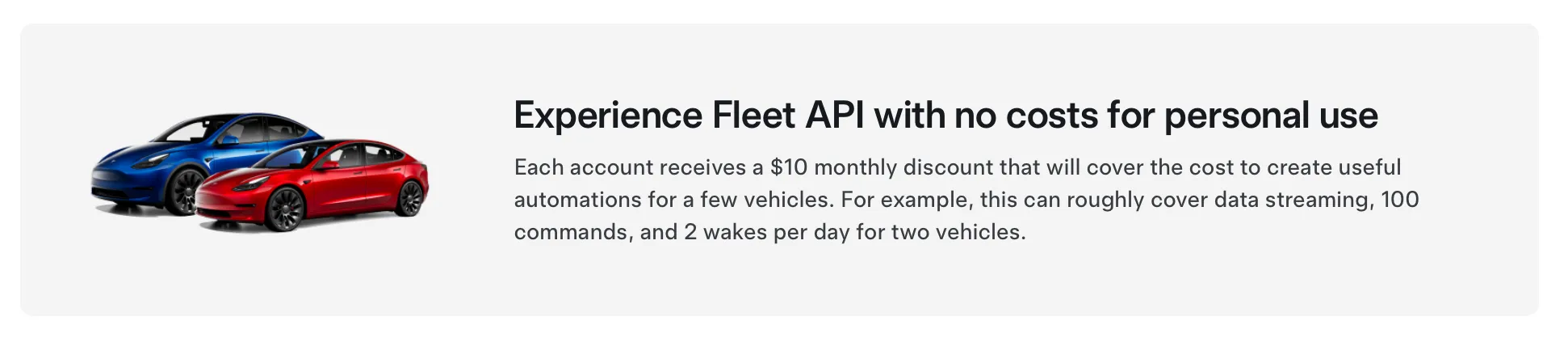 Tesla's API credit