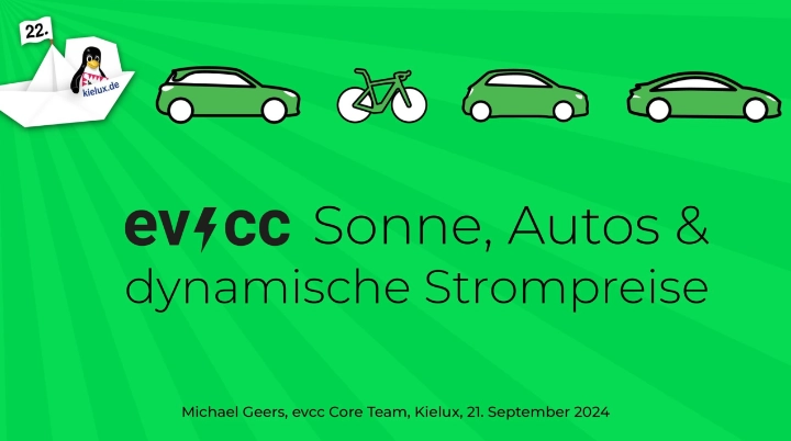 Vortrag evcc: Sonne, Autos und dynamische Stromtarife